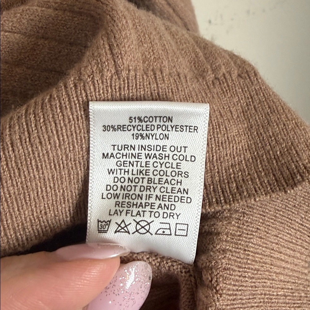 Able Brown V Neck Sweater Size XS - Picture 3 of 5